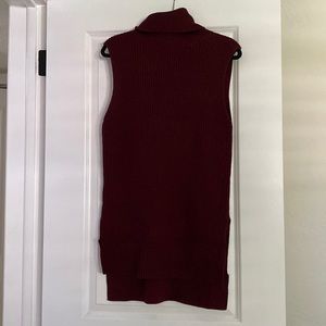 Banana republic sweater dress-maroon NWT